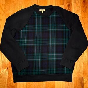 Burberry Plaid Runway Sweatshirt, Like New🔥